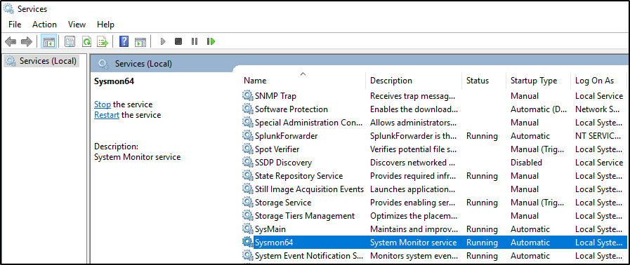 sysmon install configuration step 21