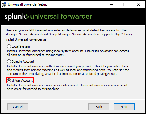 virtual account configuration step 90